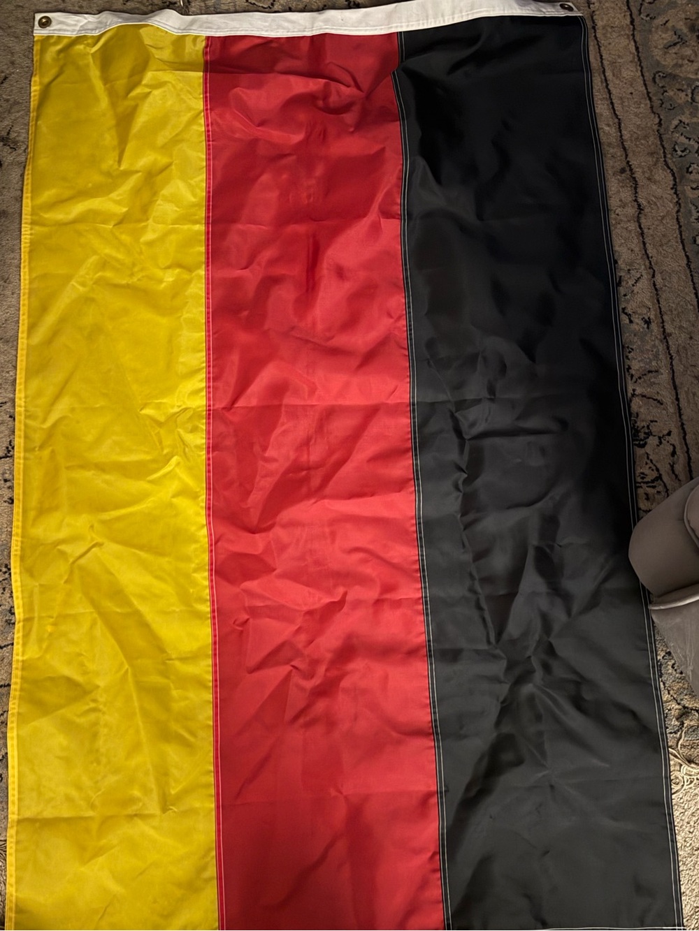 Germany fifa country Vertical Stripe Flag in Yellow, Red & Black